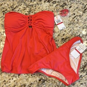Michael Kors “Coral Reef Cruise 2019” 2-pc Red XS